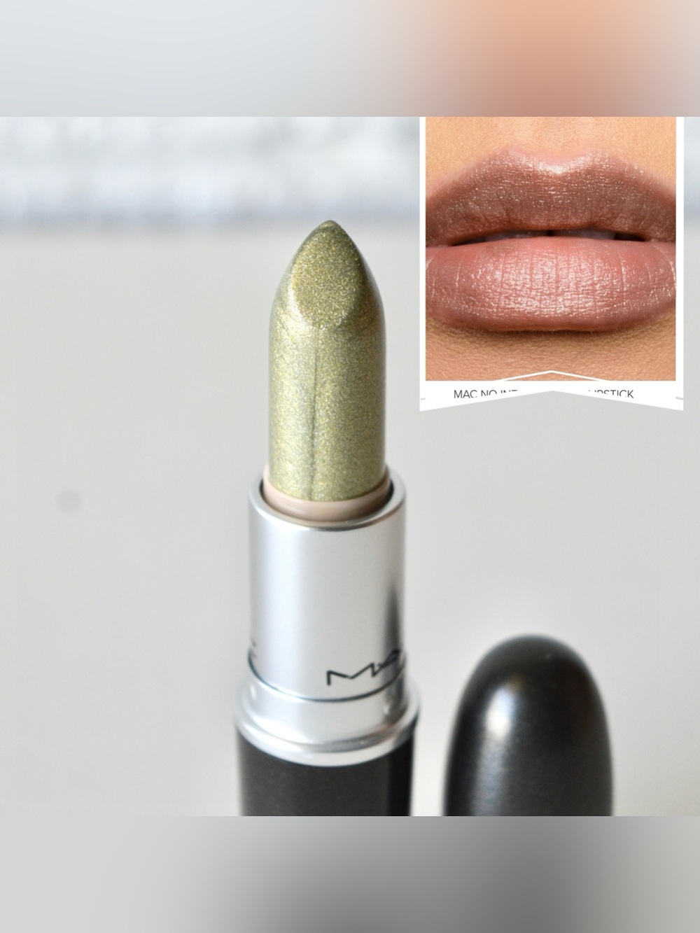 MAC Cosmetics Lipstick *NO INTERRUPTIONS* Discontinued Gorgeous Khaki